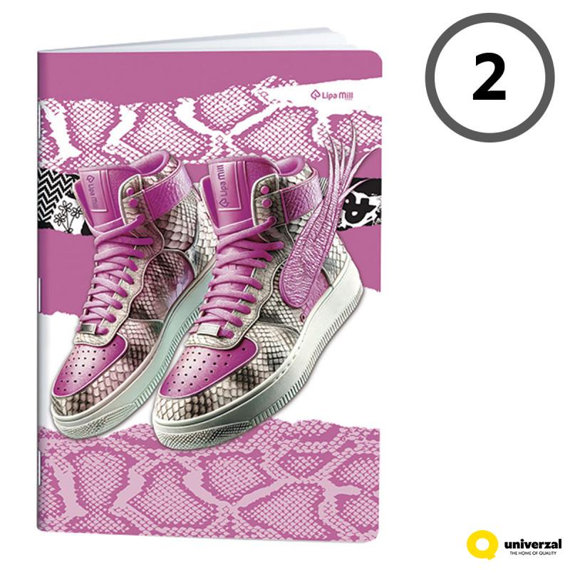 SVESKA A4 DIKTO 40L 80g SNEAKERS 