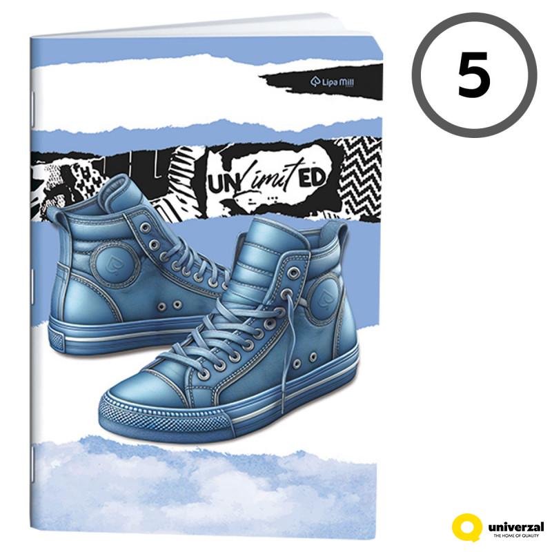 SVESKA A4 DIKTO 40L 80g SNEAKERS 