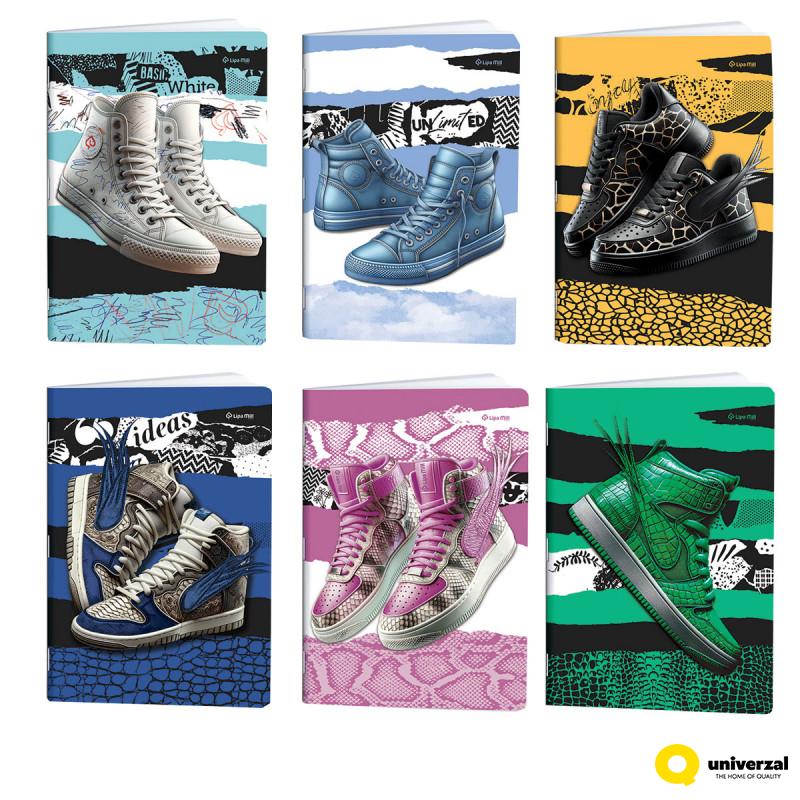 SVESKA A4 DIKTO 40L 80g SNEAKERS 
