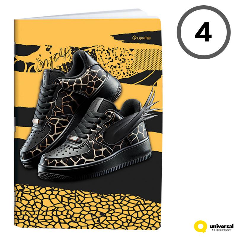 SVESKA A4 SITNI KARO 40L 80g SNEAKERS 
