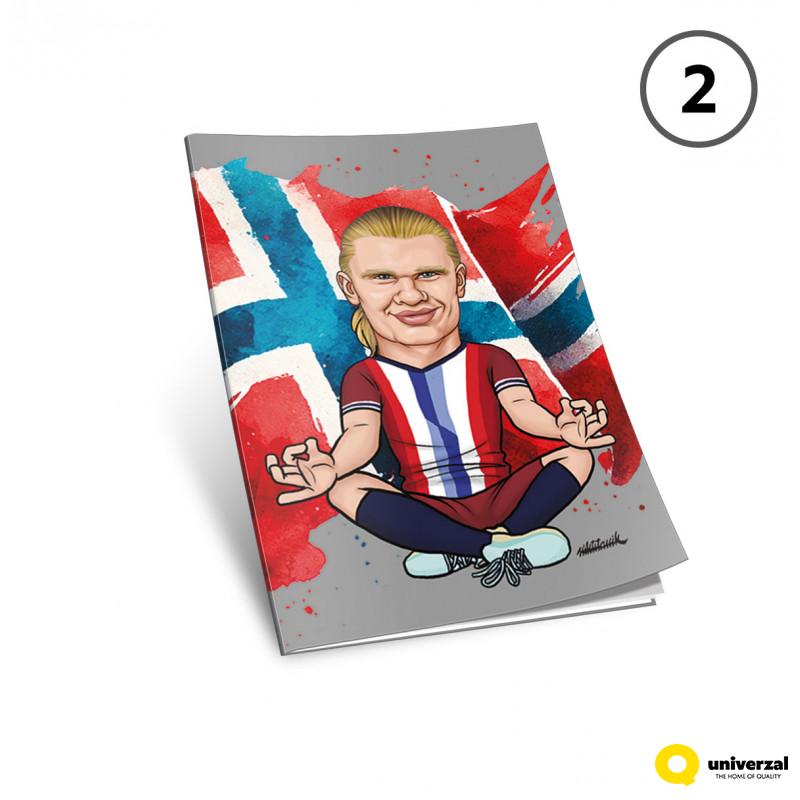SVESKA A4 DIKTO 40L 80g FOOTBALL ICONS 
