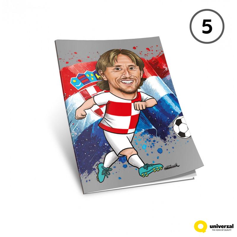 SVESKA A4 DIKTO 40L 80g FOOTBALL ICONS 