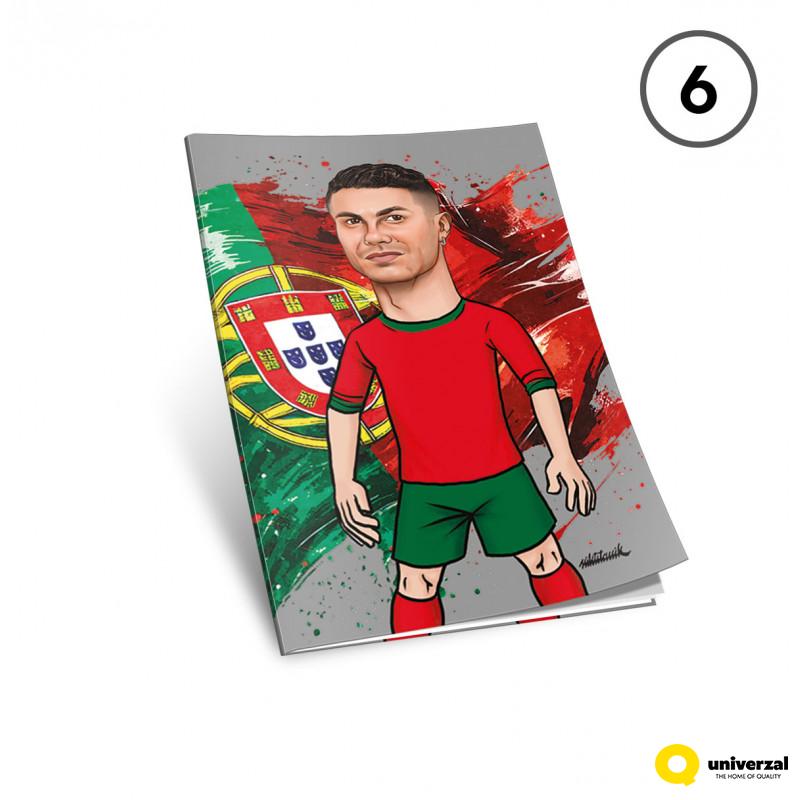 SVESKA A4 DIKTO 40L 80g FOOTBALL ICONS 