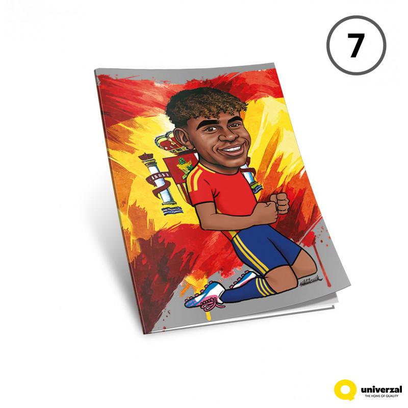 SVESKA A4 DIKTO 40L 80g FOOTBALL ICONS 