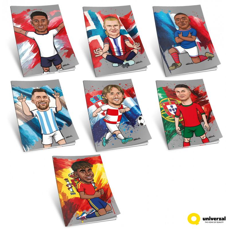 SVESKA A4 DIKTO 40L 80g FOOTBALL ICONS 