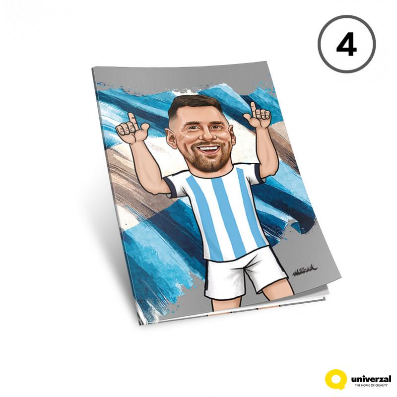 SVESKA A4 SITNI KARO 40L 80g FOOTBALL ICONS 