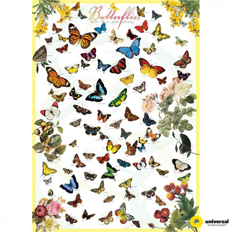 PUZZLE 1000 DELOVA 6000-0077 BUTTERFLIES 