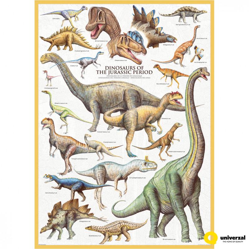 PUZZLE 1000 DELOVA 6000-0099 DINOSAURUS OF JURASSIC PERIOD 