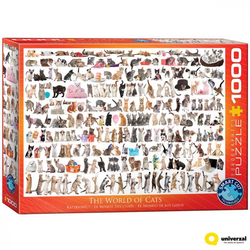 PUZZLE 1000 DELOVA 6000-0580 THE WORLD OF CATS 
