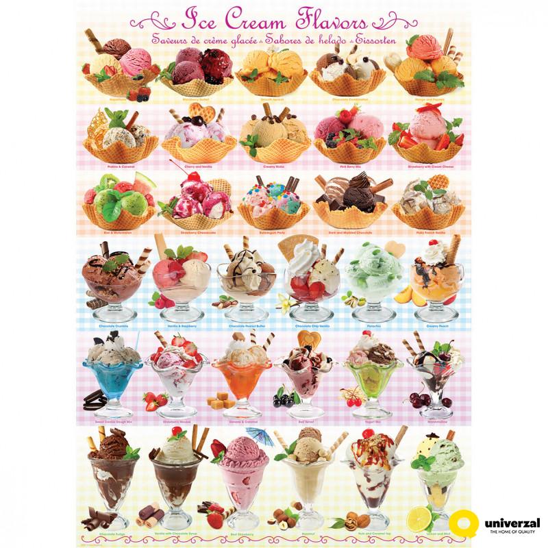 PUZZLE 1000 DELOVA 6000-0590 ICE CREAM FLAVOURS 
