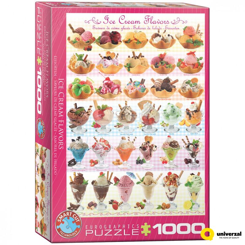 PUZZLE 1000 DELOVA 6000-0590 ICE CREAM FLAVOURS 
