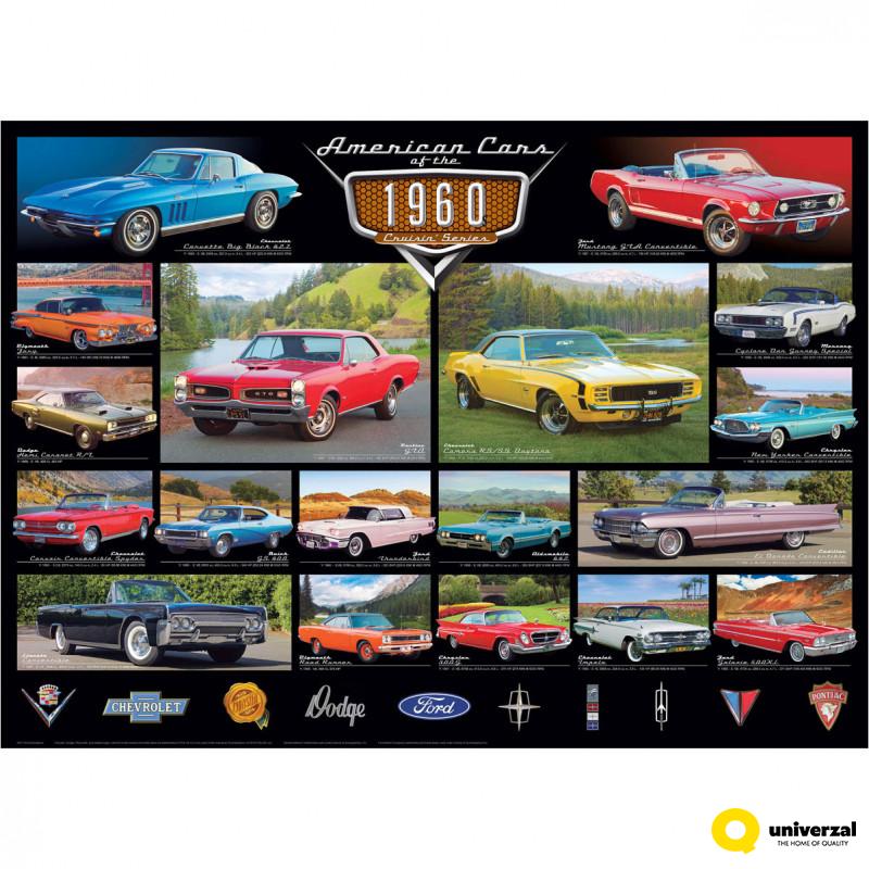 PUZZLE 1000 DELOVA 6000-0677 AMERICAN CARS OF THE 1960s 