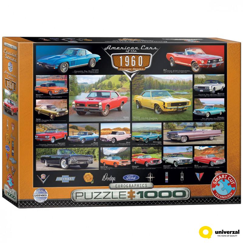 PUZZLE 1000 DELOVA 6000-0677 AMERICAN CARS OF THE 1960s 