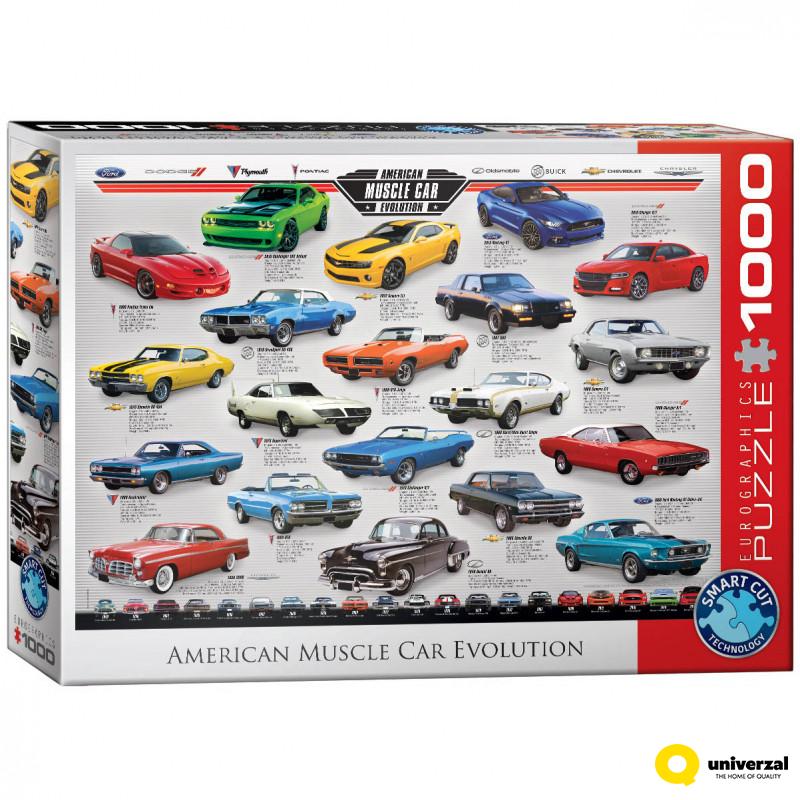 PUZZLE 1000 DELOVA 6000-0682 AMERICAN MUSCLE CAR EVOLUTION 
