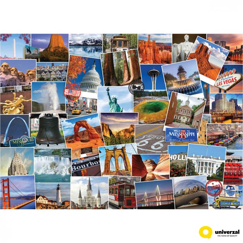 PUZZLE 1000 DELOVA 6000-0750 GLOBETROTTER COLLECTION: US 