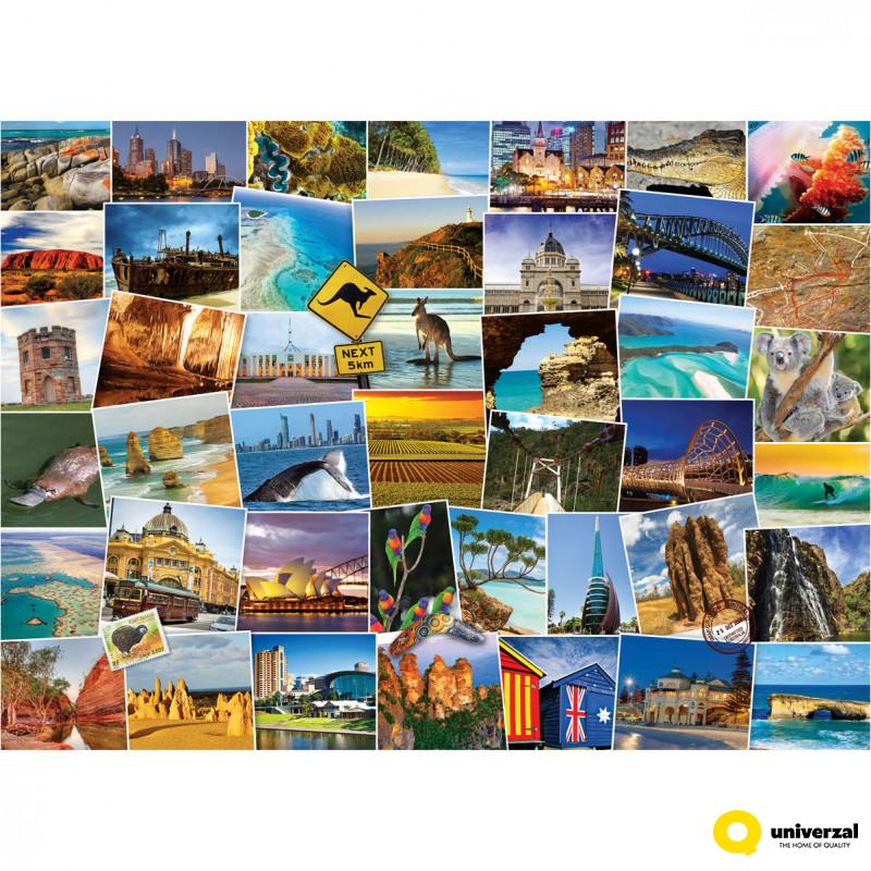 PUZZLE 1000 DELOVA 6000-0753 GLOBETROTTER AUSTRALIA 