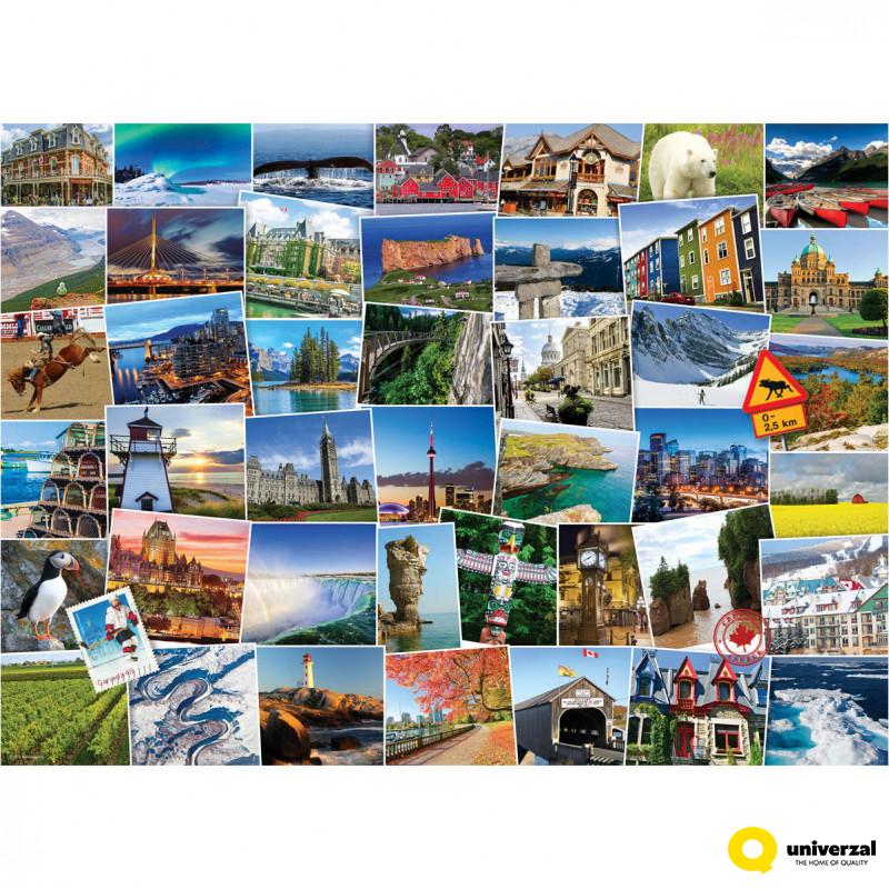 PUZZLE 1000 DELOVA 6000-0780 GLOBETROTTER CANADA 
