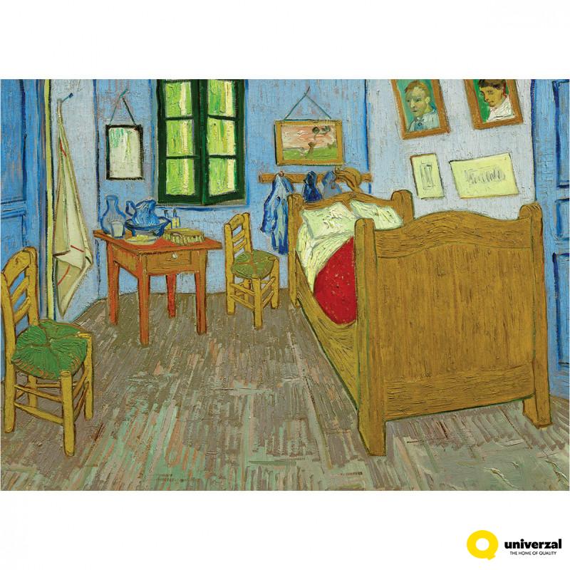 PUZZLE 1000 DELOVA 6000-0838 BEDROOM IN ARLES BY VAN GOGH 