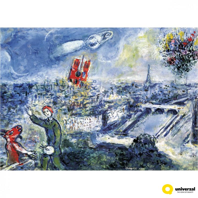 PUZZLE 1000 DELOVA 6000-0850 LE BOUQUET DE PARIS BY CHAGALL 