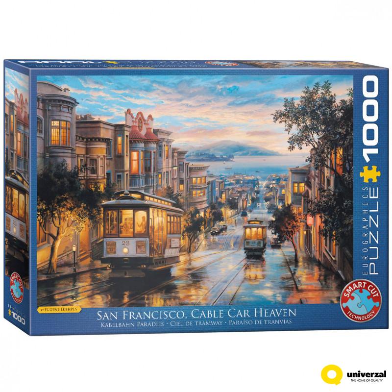 PUZZLE 1000 DELOVA 6000-0957 SAN FRANCISCO CABLE CAR HEAVEN 