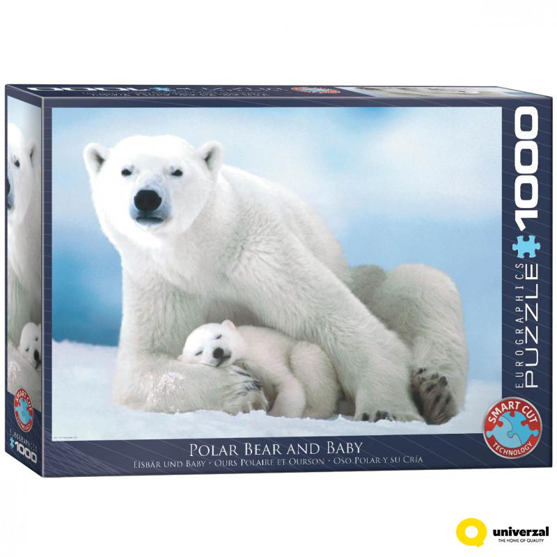 PUZZLE 1000 DELOVA 6000-1198 POLAR BEAR & BABY 