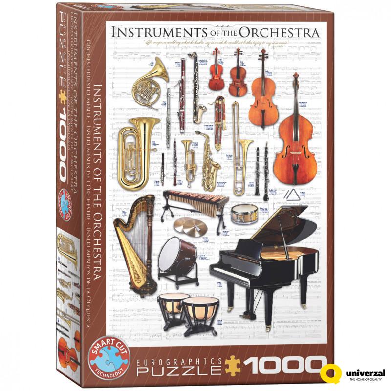 PUZZLE 1000 DELOVA 6000-1410 INSTRUMENTS OF THE ORCHESTRA 