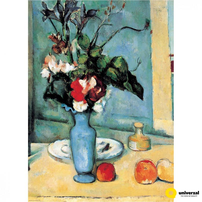 PUZZLE 1000 DELOVA 6000-3802 BLUE VASE BY PAUL CEZANNE 