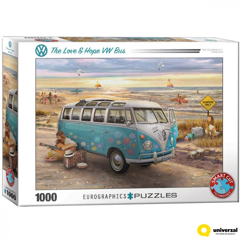 PUZZLE 1000 DELOVA 6000-5310 THE LOVE & HOPE VW BUS 