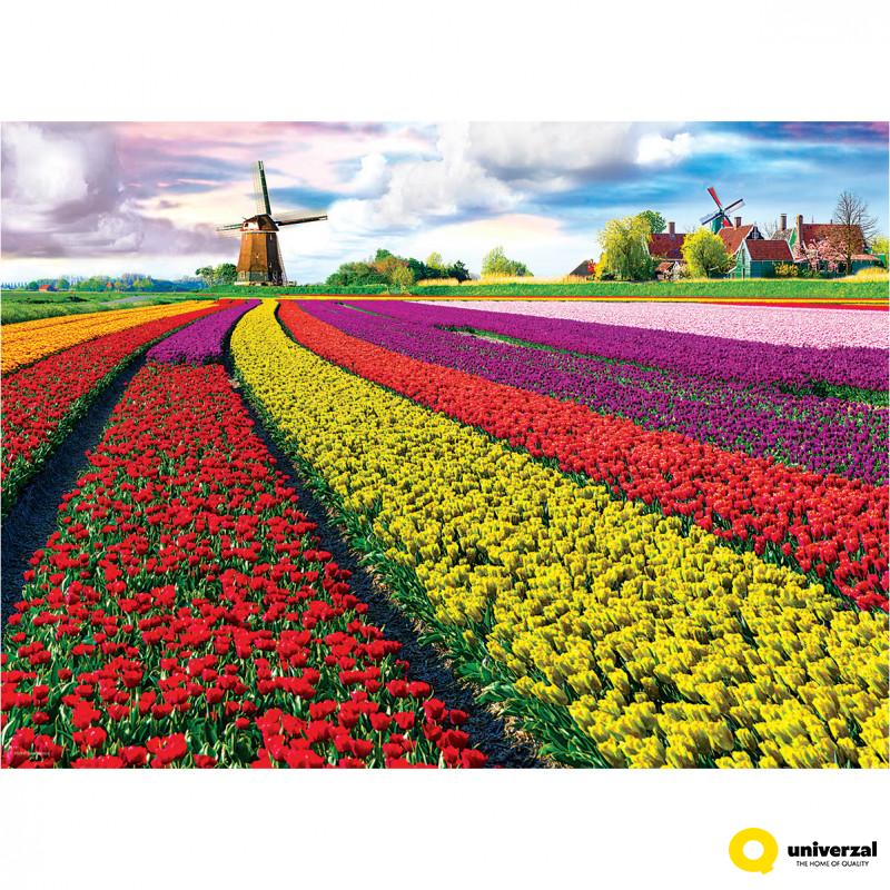 PUZZLE 1000 DELOVA 6000-5326 TULIP FIELDS NETHERLANDS 