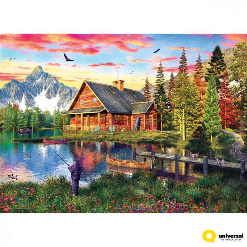 PUZZLE 1000 DELOVA 6000-5376 THE FISHING COTTAGE BY DAVISON 