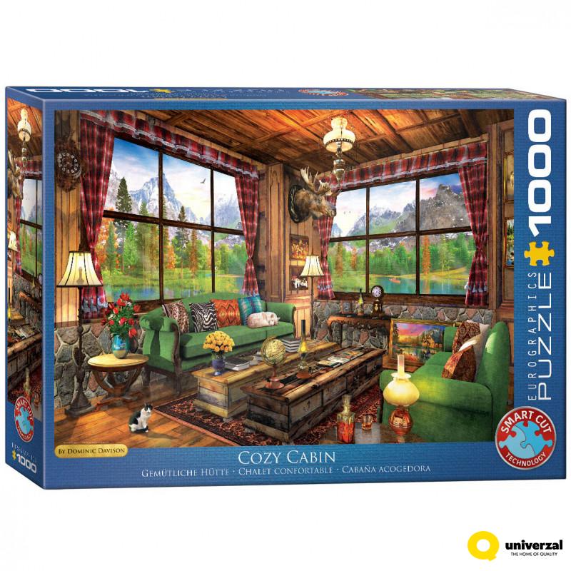 PUZZLE 1000 DELOVA 6000-5377 COZY CABIN BY DOMINIC DAVISON 