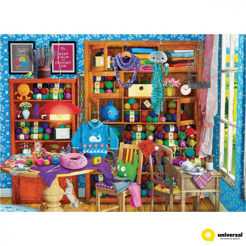 PUZZLE 1000 DELOVA 6000-5405 ALL YOU KNIT IS LOVE BY PAUL N 