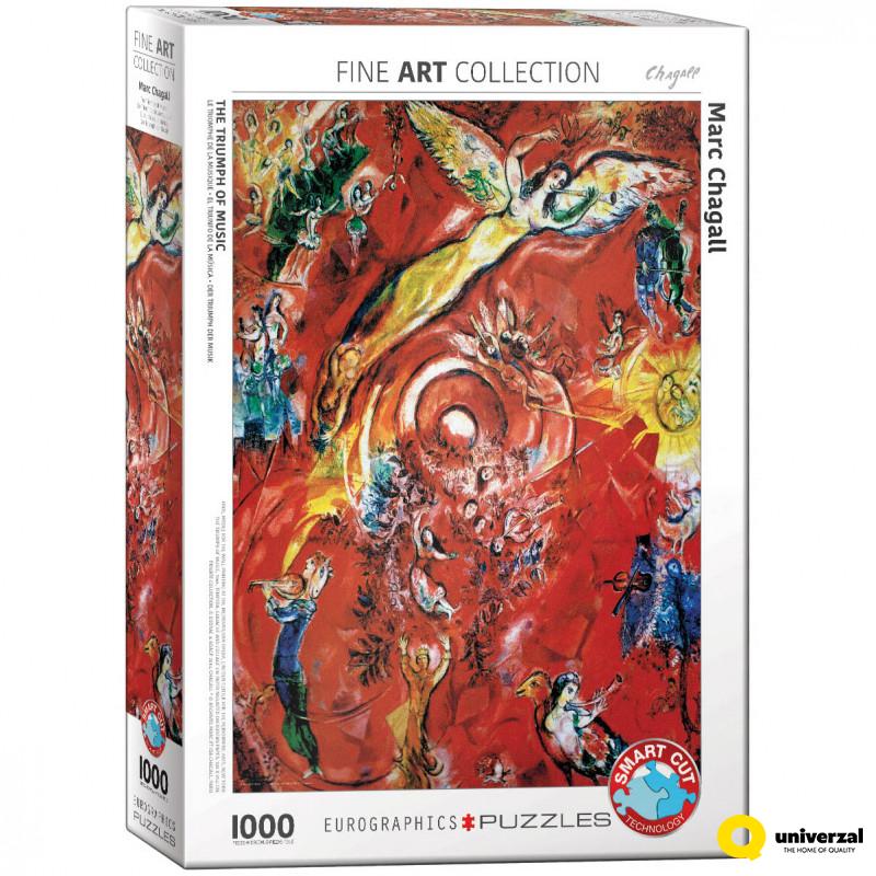 PUZZLE 1000 DELOVA 6000-5418 TRIUMPH OF MUSIC BY CHAGALL 
