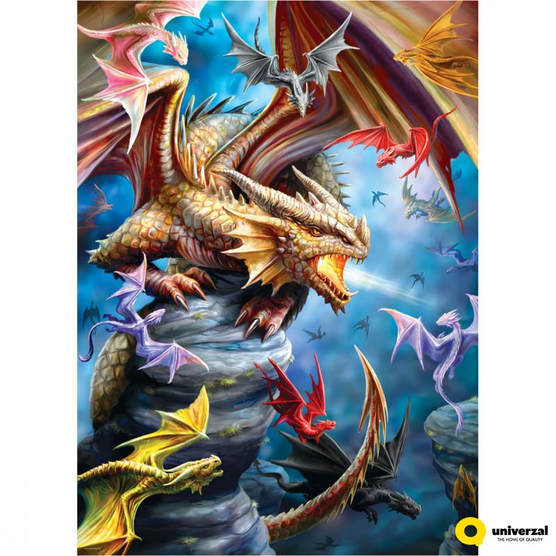 PUZZLE 1000 DELOVA 6000-5475 DRAGON CLAN BY ANN STOKES 