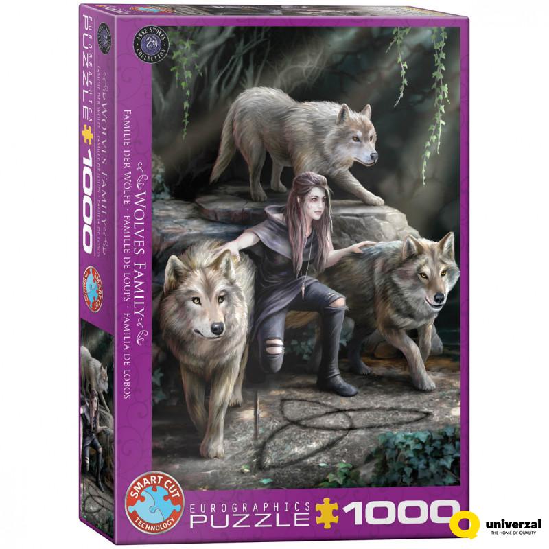PUZZLE 1000 DELOVA 6000-5476 WOLVES FAMILY 