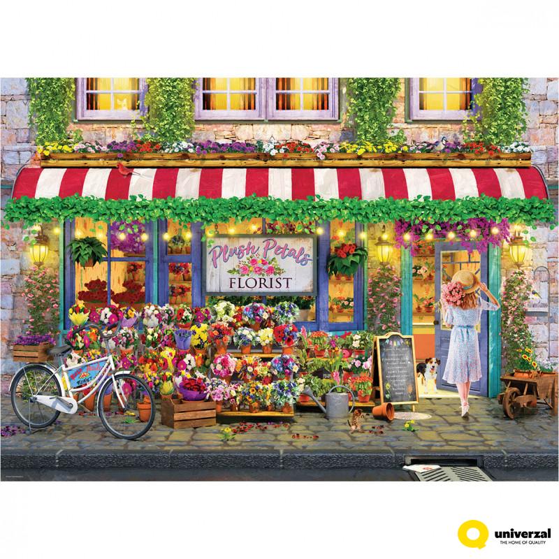 PUZZLE 1000 DELOVA 6000-5518 PLUSH PETALS FLORIST P.NORMAND 
