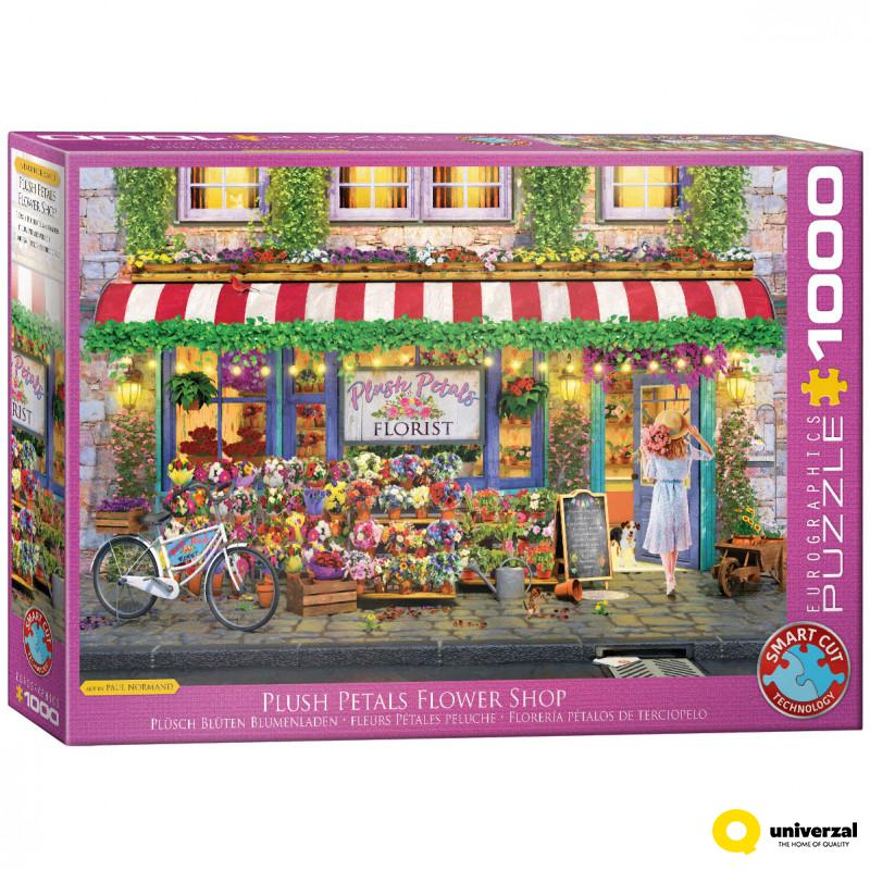 PUZZLE 1000 DELOVA 6000-5518 PLUSH PETALS FLORIST P.NORMAND 