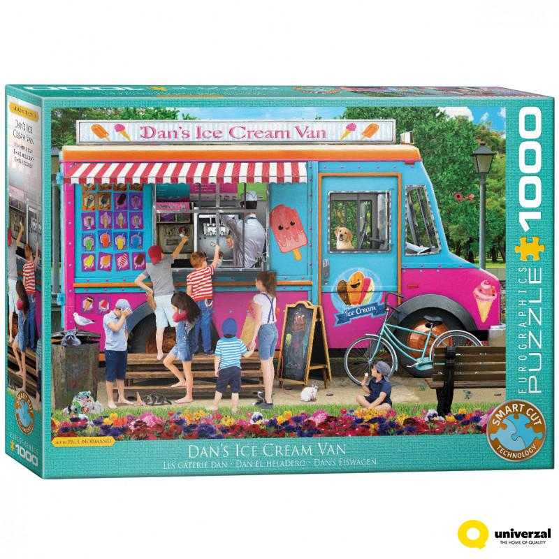 PUZZLE 1000 DELOVA 6000-5519 DAN'S ICE CREAM VAN P.NORMAND 