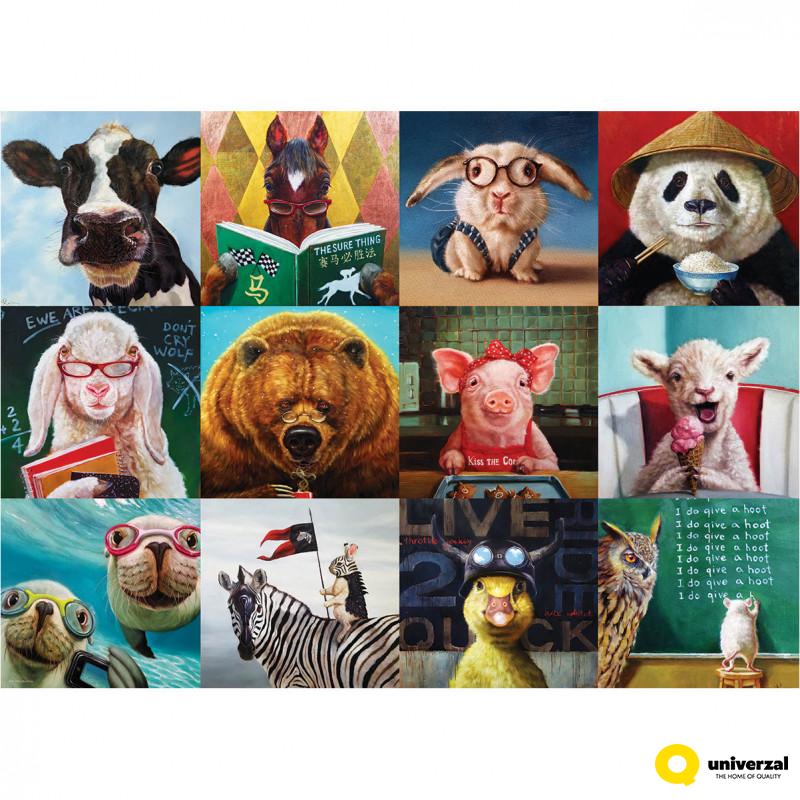 PUZZLE 1000 DELOVA 6000-5524 FUNNY ANIMALS BY L. 