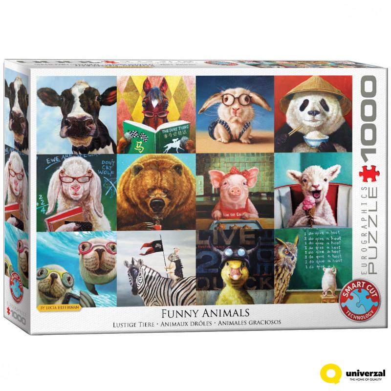 PUZZLE 1000 DELOVA 6000-5524 FUNNY ANIMALS BY L. 