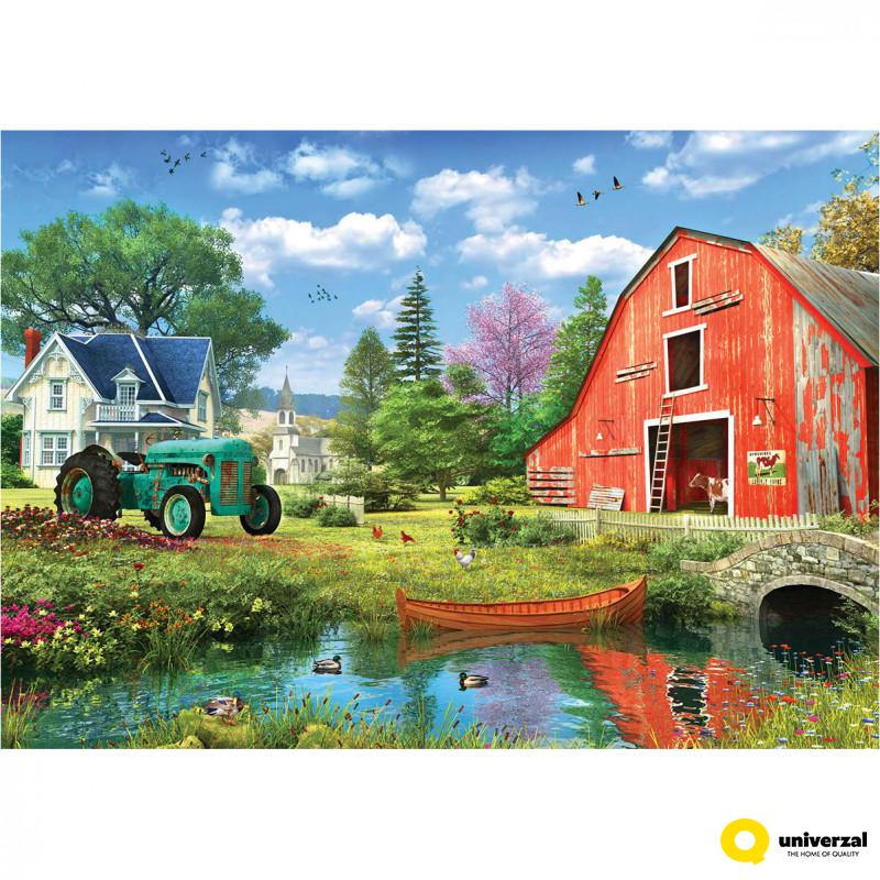 PUZZLE 1000 DELOVA 6000-5526 THE RED BARN BY DOMINIC DAVISON 