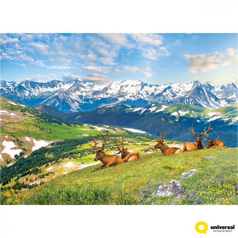 PUZZLE 1000 DELOVA 6000-5705 MOUNTAIN ELKS 
