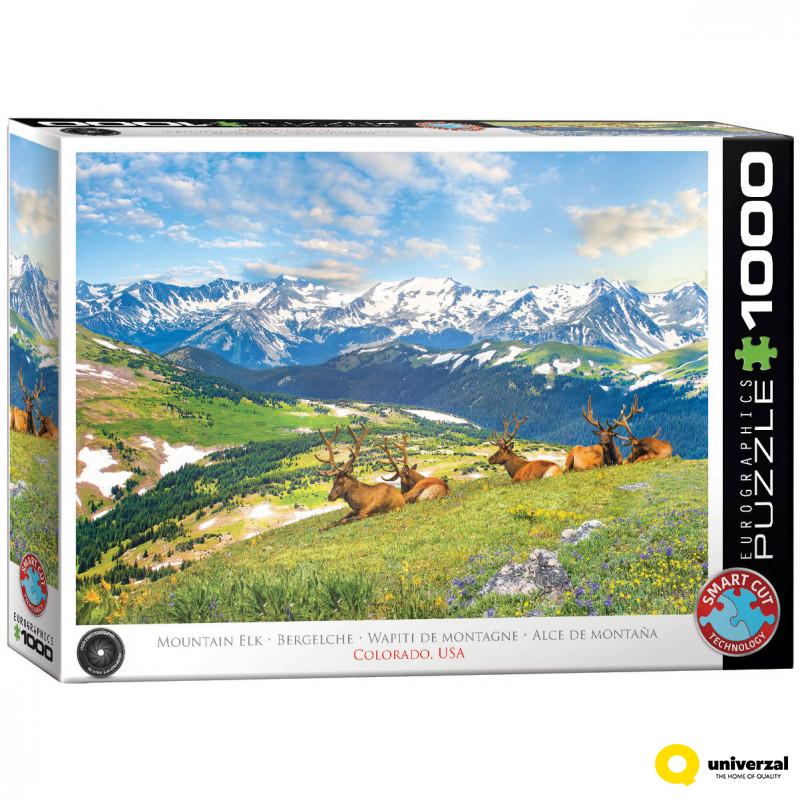 PUZZLE 1000 DELOVA 6000-5705 MOUNTAIN ELKS 