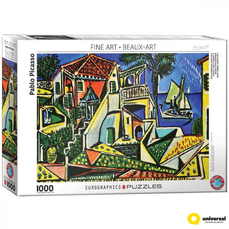 PUZZLE 1000 DELOVA 6000-5854 PICASSO-MEDITERRANEAN LANDSCAPE 