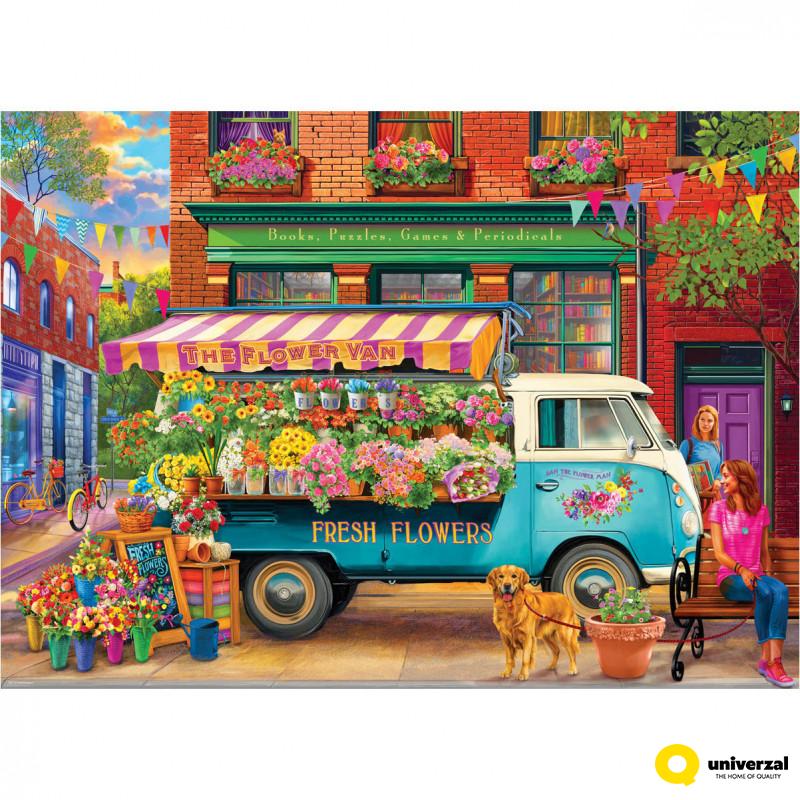 PUZZLE 1000 DELOVA 6000-5917 VW - THE FLOWER VAN BY BIGELOW 