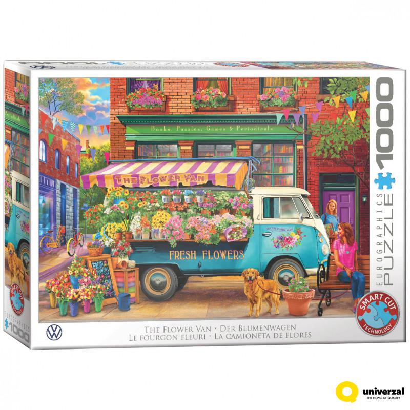 PUZZLE 1000 DELOVA 6000-5917 VW - THE FLOWER VAN BY BIGELOW 
