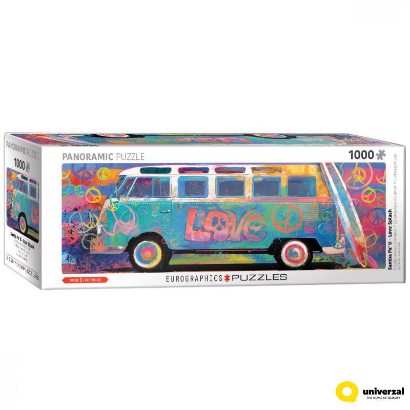 PUZZLE 1000 DELOVA 6010-5549 VW -HIPPIE BULLI 