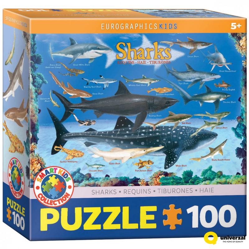 PUZZLE 100 DELOVA  6100-0079 SHARKS 