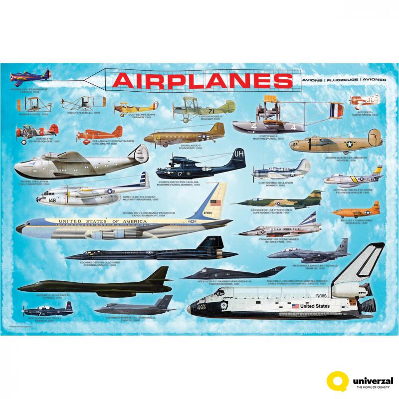 PUZZLE 100 DELOVA  6100-0086 AIRPLANES 
