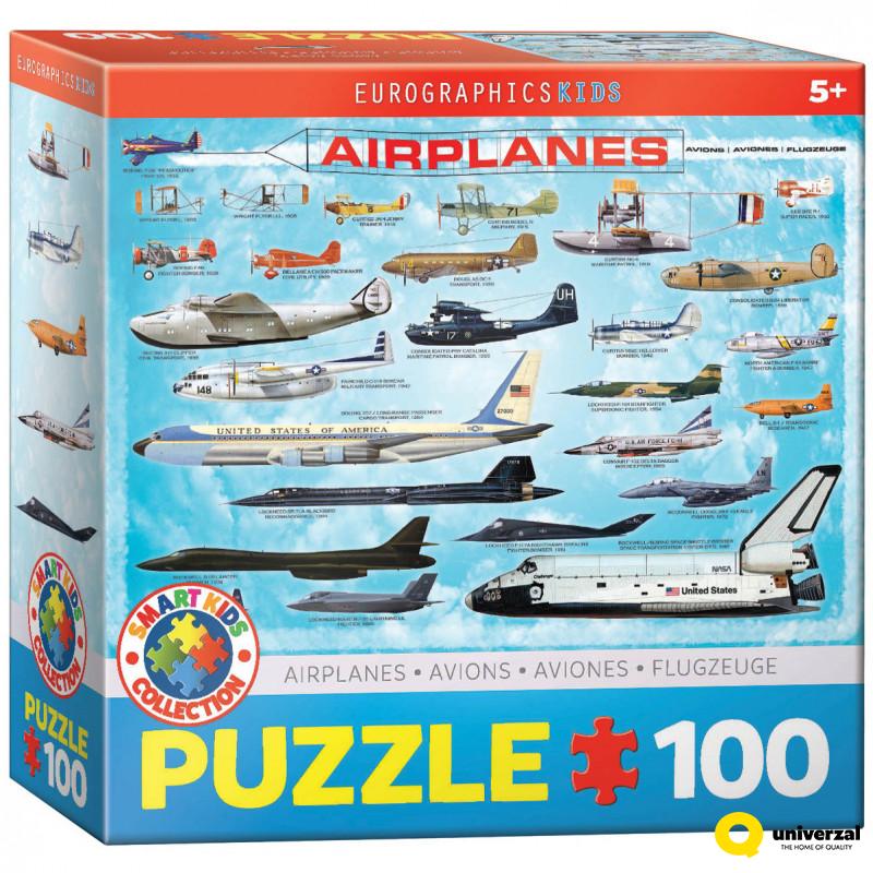 PUZZLE 100 DELOVA  6100-0086 AIRPLANES 
